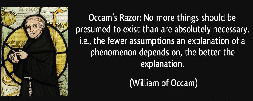 Occam Razor Multiple Universes Parallel Realities -Deidre Madsen
